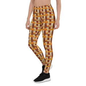 Wooden Patch Leggings