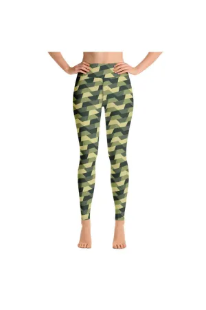 Woodland Camouflage Yoga Leggings