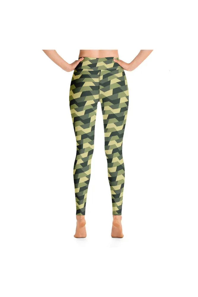 Woodland Camouflage Yoga Leggings